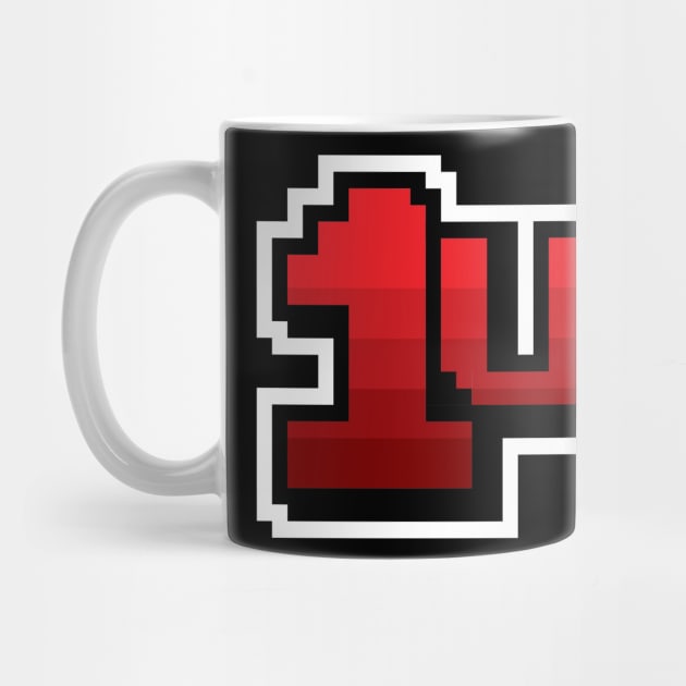 1up Red by spicytees